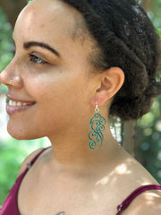 Filigree Scroll Earrings # 1074