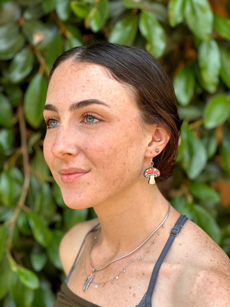 Mushroom Earrings 