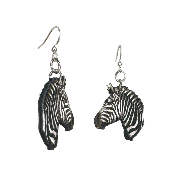 Wild Stripes Zebra Earrings 