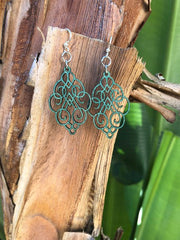 Arabesque Scroll Earrings #1618