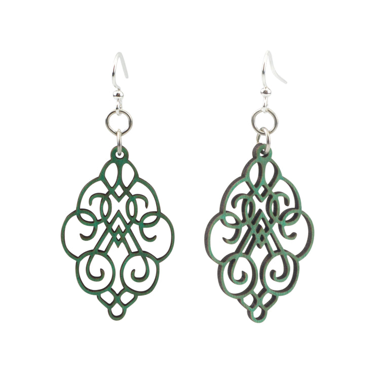 Arabesque Scroll Earrings 