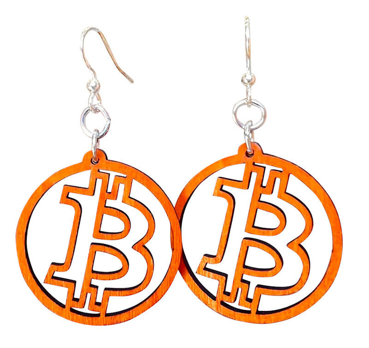 Bitcoin Earrings 