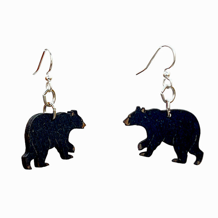 Black Bear Earrings 