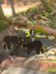 Black Bear Earrings #1734