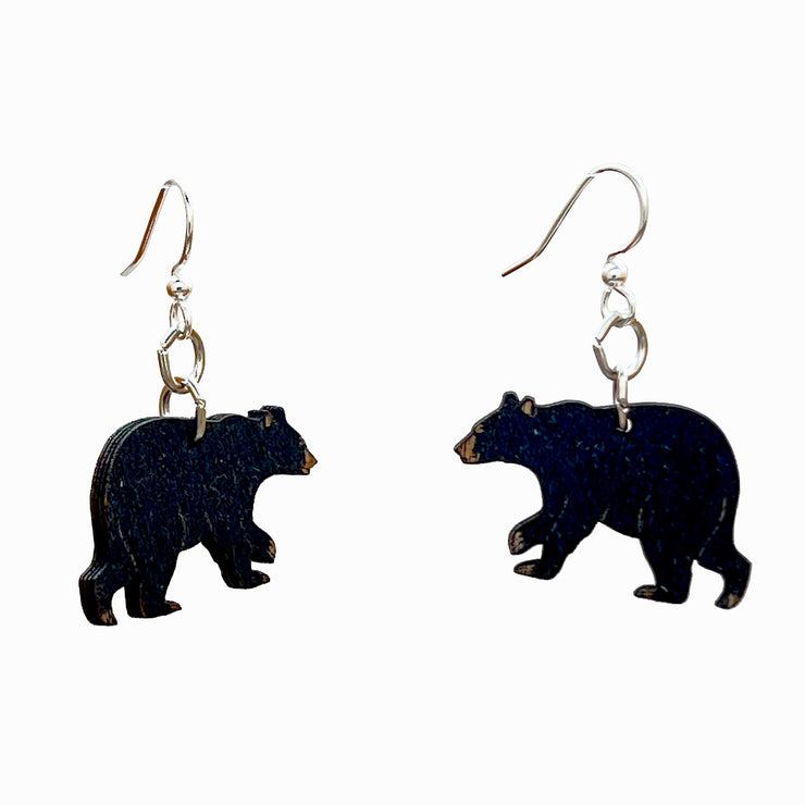 Black Bear Earrings 