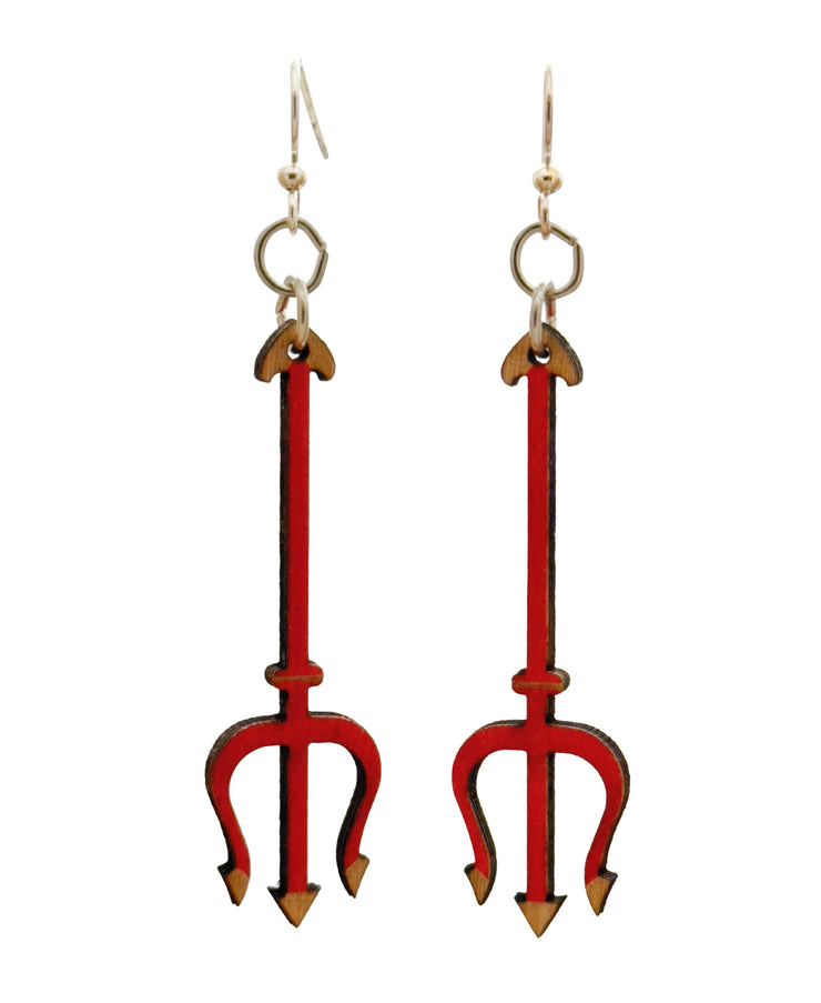 Devils Pitchfork Earrings 