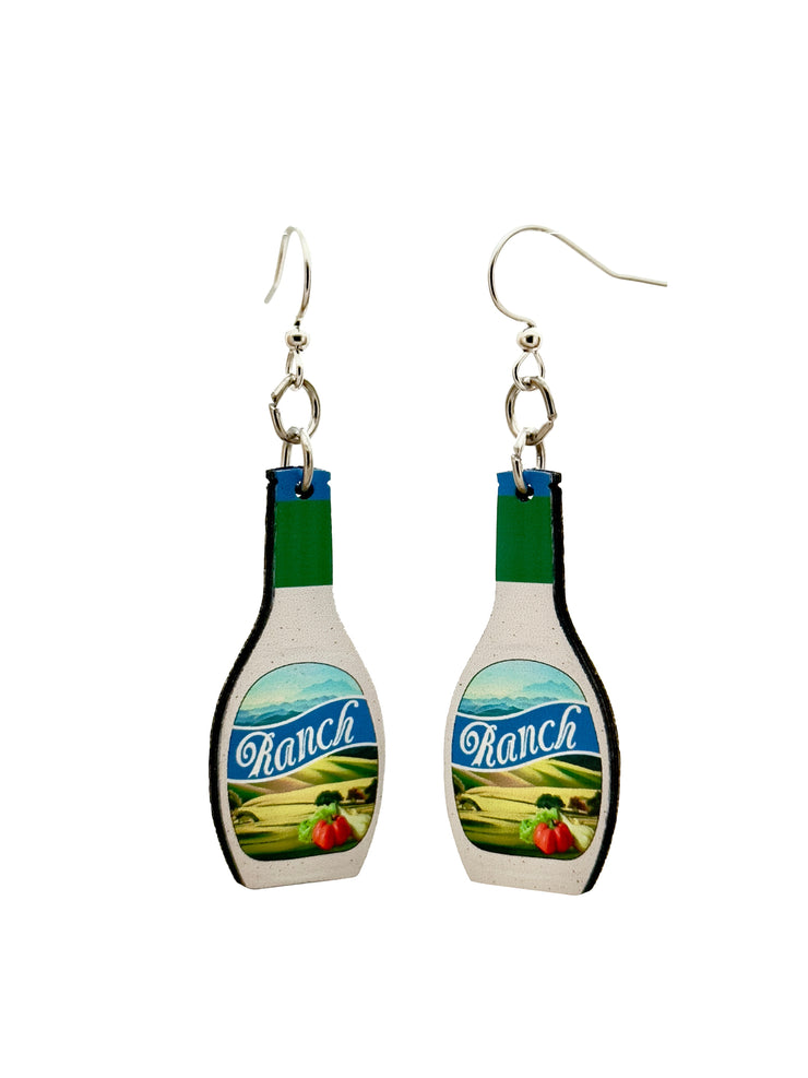 Ranch Dressing Earrings 