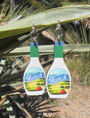 Ranch Dressing Earrings #1748