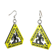 Crime Scene Earrings #1768