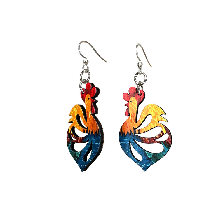 Cock-a-doodle-doo Earrings 