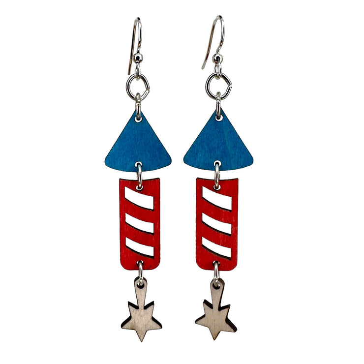 4th of July Firework Earrings 