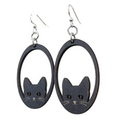 Sneaky Cat Earrings #1808