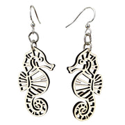 Seahorse Cut Out Earrings # 1817