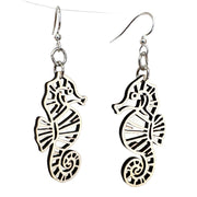 Seahorse Cut Out Earrings # 1817