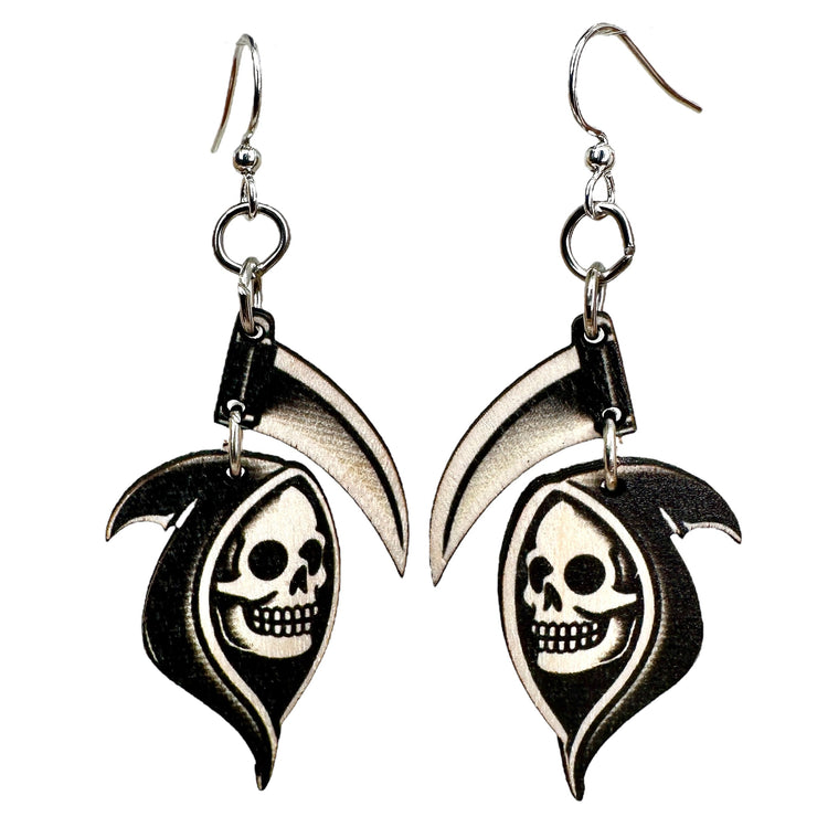 Grim Reaper Earrings 