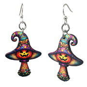 Halloween Mushroom Earrings #1821