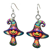 Halloween Mushroom Earrings #1821