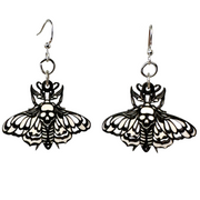 Death Moth Earrings #1823