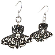 Death Moth Earrings #1823