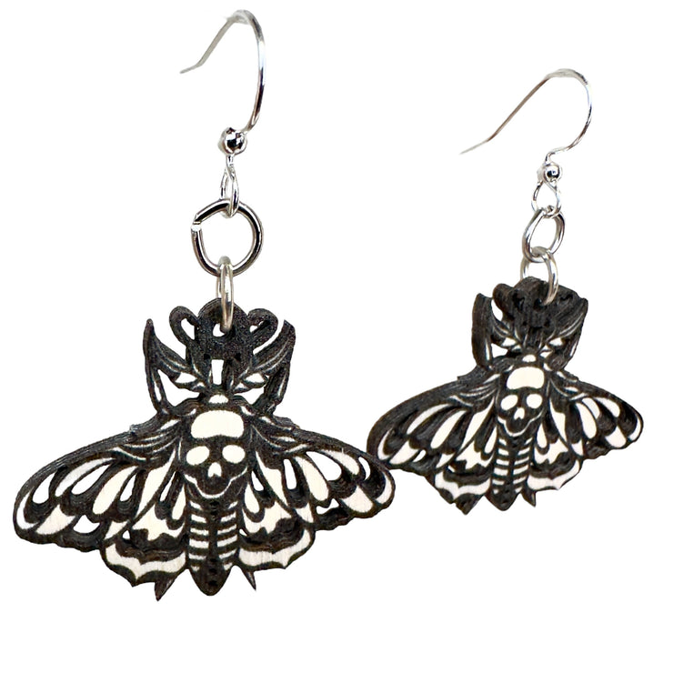 Death Moth Earrings 