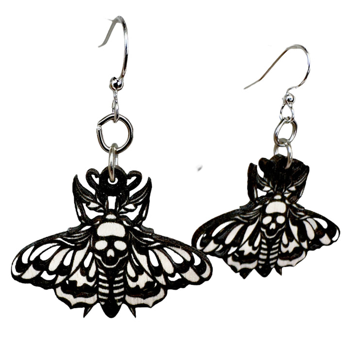 Death Moth Earrings 