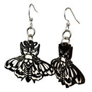 Death Moth Earrings #1823