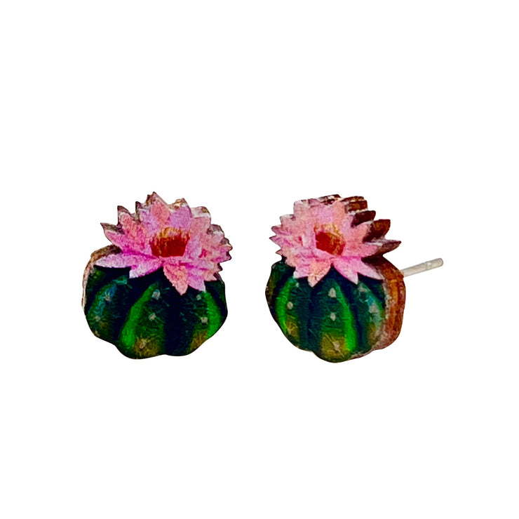 Cactus Blossom Stud Earrings 