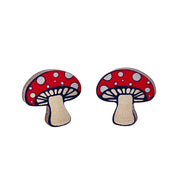 Mushroom Stud Earrings #3045