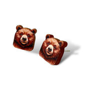 Bear Huge Stud Earrings #3112