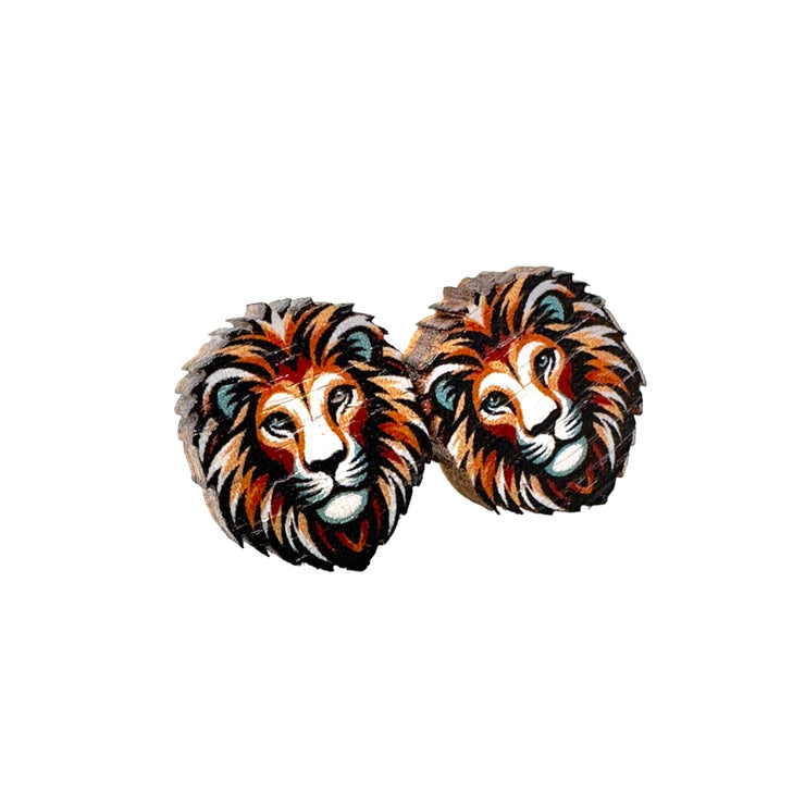 Lion Stud Earrings 