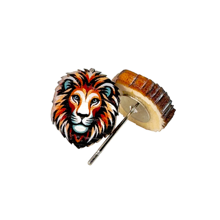 Lion Stud Earrings 