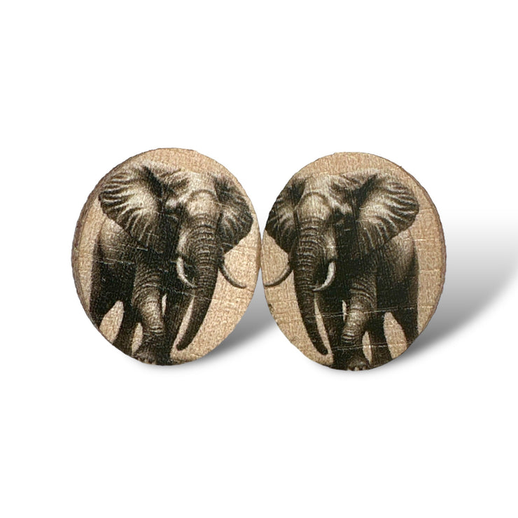 Elephant Stud Earrings 