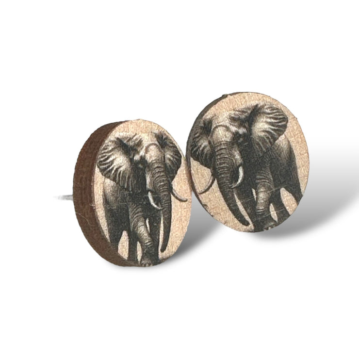 Elephant Stud Earrings 