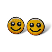 Smiley Face Stud Earrings #3128