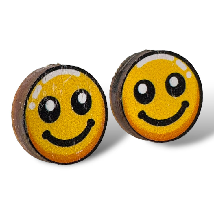 Smiley Face Stud Earrings 