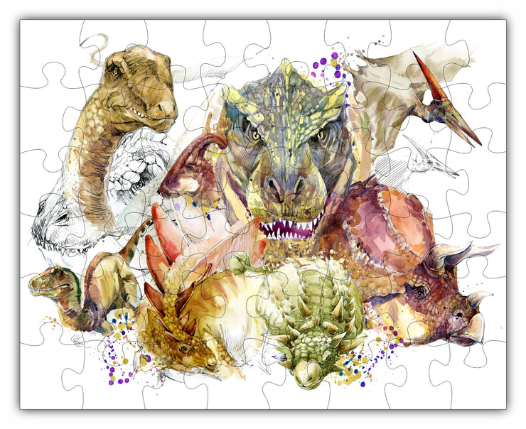 Prehistoric Dino Avengers Puzzle - 48PCS - 