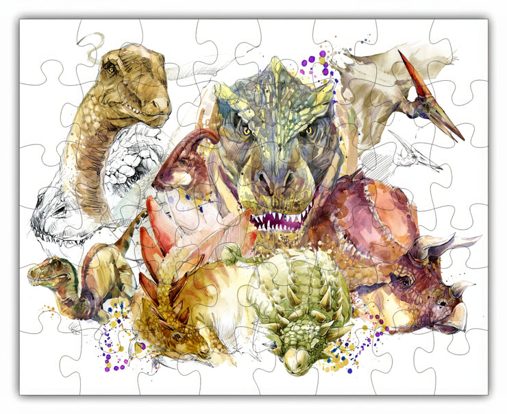 Prehistoric Dino Avengers Puzzle - 48PCS - 