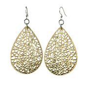 Labyrinth Leaf Bamboo Earrings #949