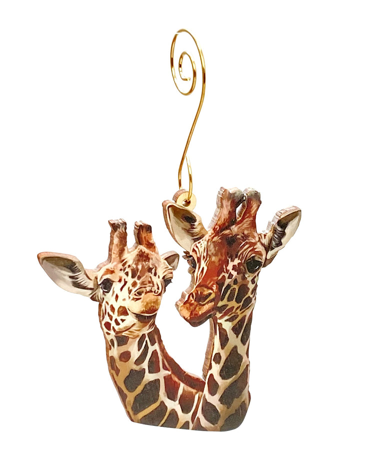 Giraffe Pair Ornament 