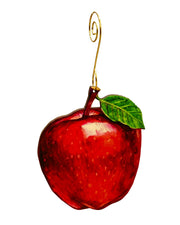 Red Apple Ornament #9877