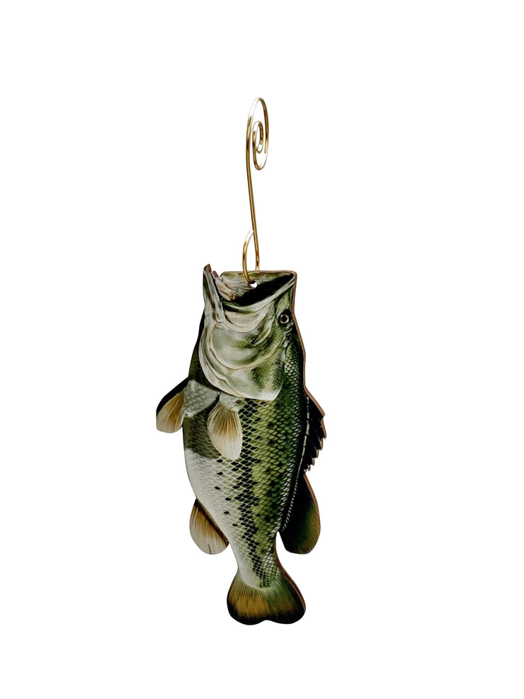 Colorful Bass Fish Ornament 