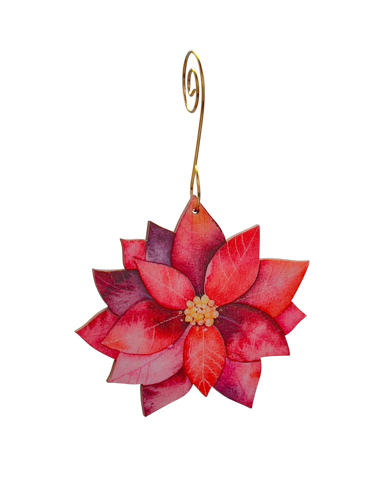 Blossoming Poinsettia Ornament 