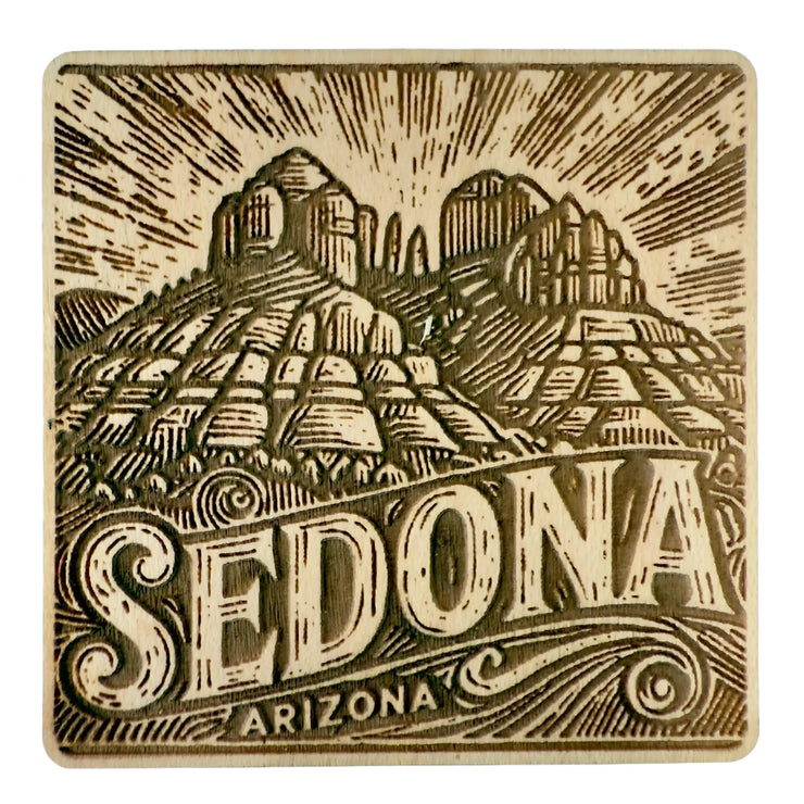 Sedona Arizona Maple Magnet 