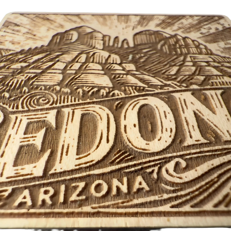 Sedona Arizona Maple Magnet 