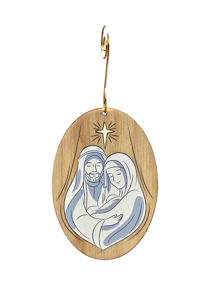 Jesus, Mary, and Joseph Ornament 