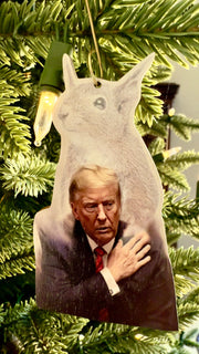 Donald Trump and Peanut Ornament #T267