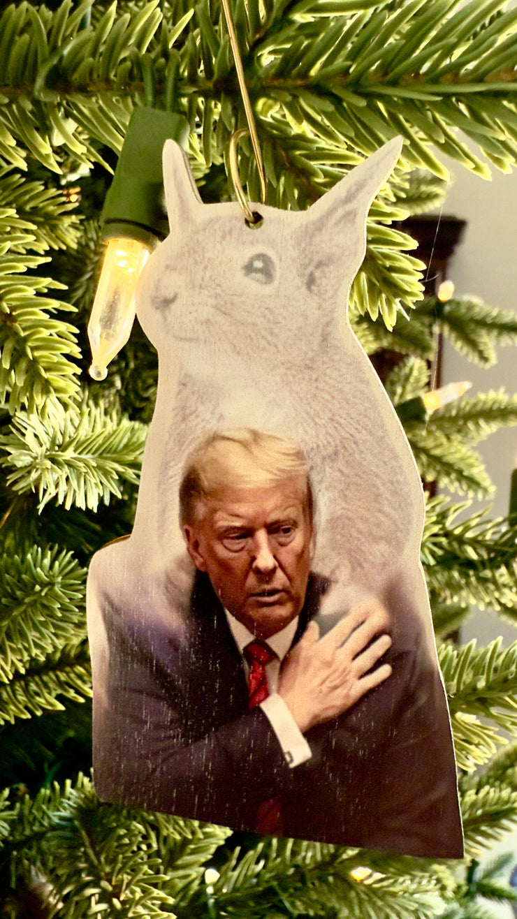 Donald Trump and Peanut Ornament 