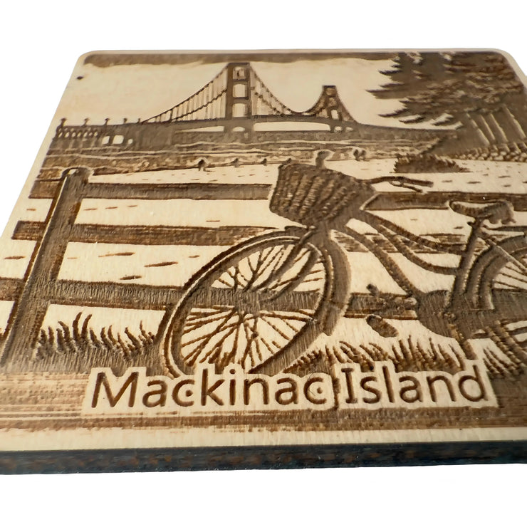 Mackinac Island Maple Magnet 