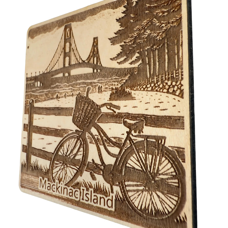 Mackinac Island Maple Magnet 