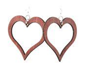 Open Heart Earrings # 1029